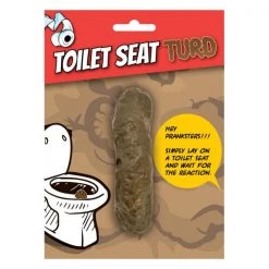 Bristol Novelties Ltd Fake Poo - Toilet Seat Turd - Long Straight Toilet Humour