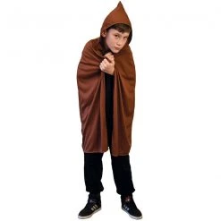 Wicked Costumes Hooded Cape - Brown (Children's Size) Capes