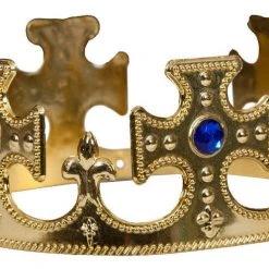 Smiffys Character Hats Jewelled Crown Gold