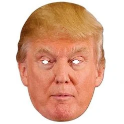 Bristol Novelties Ltd Donald Trump Celebrity Cut Out Mask Masks