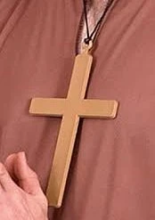 Smiffys Monk's Cross - Gold PVC