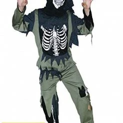 Bristol Novelties Ltd Children's Costumes Skeleton Zombie Costume - Kid's Ages 3-4 Years