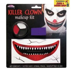 Wicked Costumes Monster Mouth Evil Clown Makeup Kit Make-up