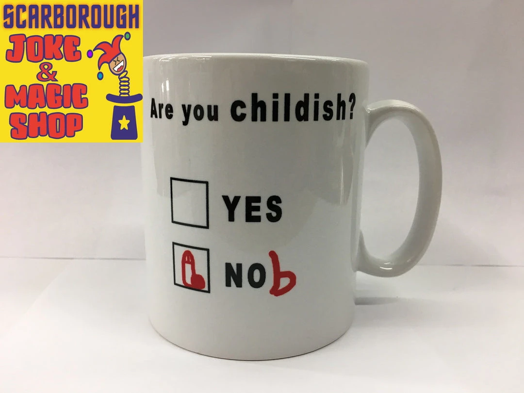SWR Novelty Mugs Are You Childish Mug 1 SWR Novelty Mugs Are You Childish Mug