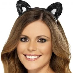 Bristol Novelties Ltd Sequin Cat Ears