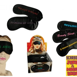 Out Of The Blue Blackout Blindfold W. Slogan