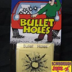 Funnyman Jokes Practical Jokes Bullet Holes - Pack Of 3