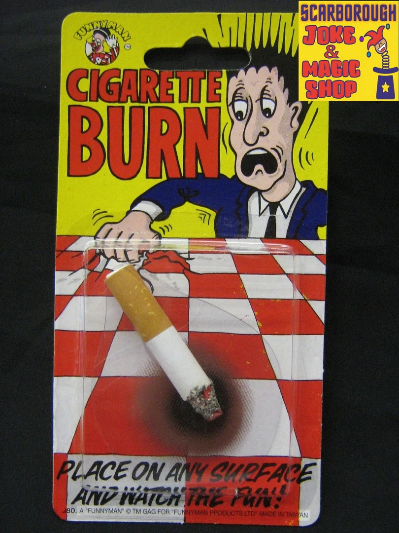 Funnyman Jokes Cigarette Burn - Fake Cig Burn Practical Jokes 1 Funnyman Jokes Cigarette Burn - Fake Cig Burn Practical Jokes