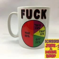 SWR F*ck Pie Chart Mug Fuck Novelty Mugs