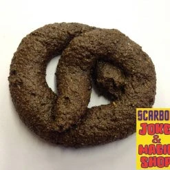 Funnyman Jokes Fake Dog Poo Turd - Round