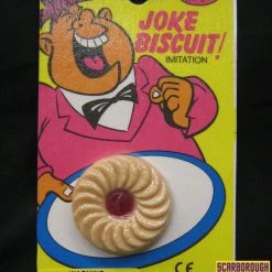 Bristol Novelties Ltd Fake Jammy Dodger Biscuit