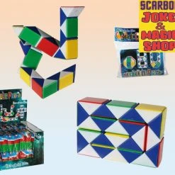 Out Of The Blue Magic Cube Puzzle Snake