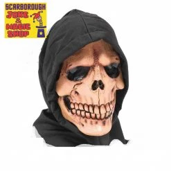 Bristol Novelties Ltd Grim Reaper Mask - Hooded Skull Masks