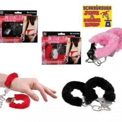 Henbrandt Furry Handcuffs - Lovecuffs Adult Novelty Items