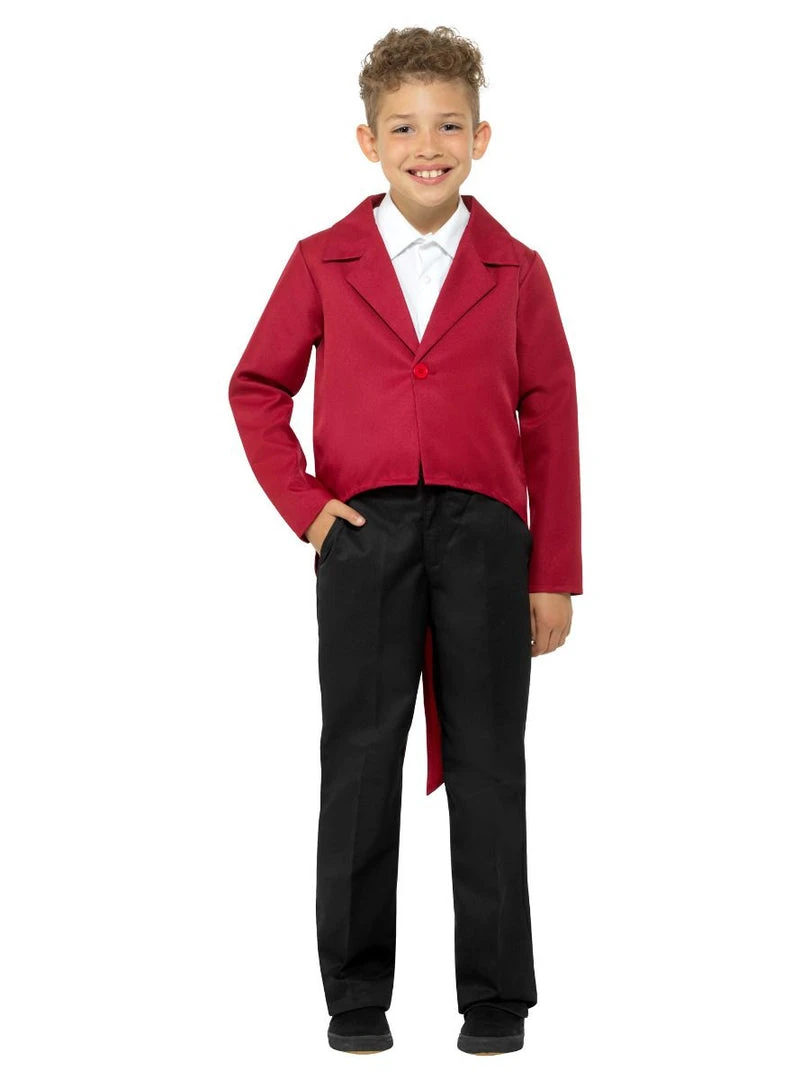 Smiffys Tailcoat RED Kids Costume Children's Costumes 3 Smiffys Tailcoat RED Kids Costume Children's Costumes