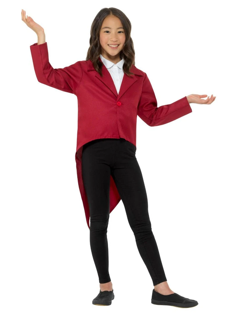 Smiffys Tailcoat RED Kids Costume Children's Costumes 2 Smiffys Tailcoat RED Kids Costume Children's Costumes