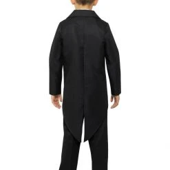 Smiffys Tailcoat BLACK Kids Costume 7 Smiffys Tailcoat BLACK Kids Costume