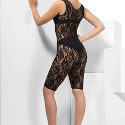 Smiffys Hoisery Body Stocking Lace Unitard