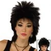 Bristol Novelties Ltd Wigs 80s Rock Idol Wig - Black