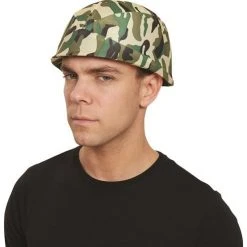 Bristol Novelties Ltd Hats Army Camouflage Helmet