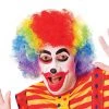 Bristol Novelties Ltd Clown Afro Pop Wig - Rainbow Multicoloured Wigs