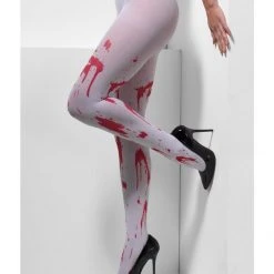 Smiffys Bloody White Tights Hoisery