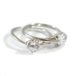 Stands Out Ltd Fake Diamond Engagement Ring ~ Adjustable Size Novelties