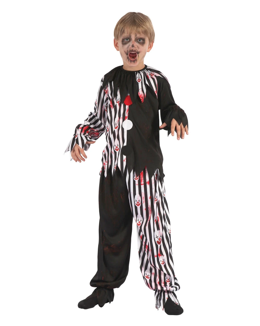 Bristol Novelties Ltd Harlequin Clown Costume ~ Kid's Children's Costumes 1 Bristol Novelties Ltd Harlequin Clown Costume ~ Kid's Children's Costumes