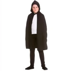 Wicked Costumes Hooded Cape - Black (Children's Size) Capes