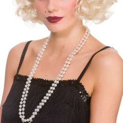 Wicked Costumes Jewellery Pearl Necklace - 2 Pack