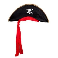 Wicked Costumes Pirate Hat With Skull & Crossbones