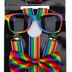 Wicked Costumes Glasses Rainbow Pride Dress Up Set