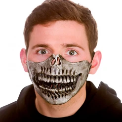 Wicked Costumes Skeleton Half Face Mask Masks