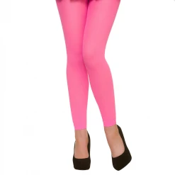 Wicked Costumes Tights 80's Footless / Neon Pink