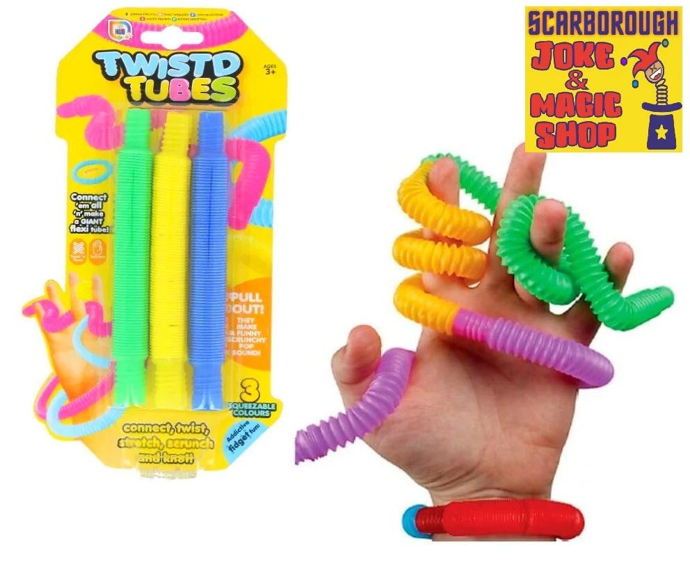Otterdene Twisted Fidget Pop Tube Toys 1 Otterdene Twisted Fidget Pop Tube Toys