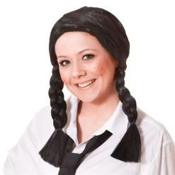 Bristol Novelties Ltd Schoolgirl Wig - Black Wigs