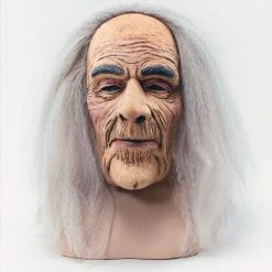 Bristol Novelties Ltd Creepy Old Man Mask With Hair Wigs