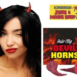 Bristol Novelties Ltd Devil Horn Hair Clips