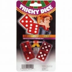Fun Inc Practical Jokes Loaded Dice 7-11 Tricky Dice