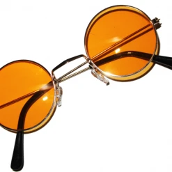 Bristol Novelties Ltd Glasses Hippie Shades - Orange Hippy