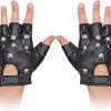 Wicked Nights Black Biker Gloves
