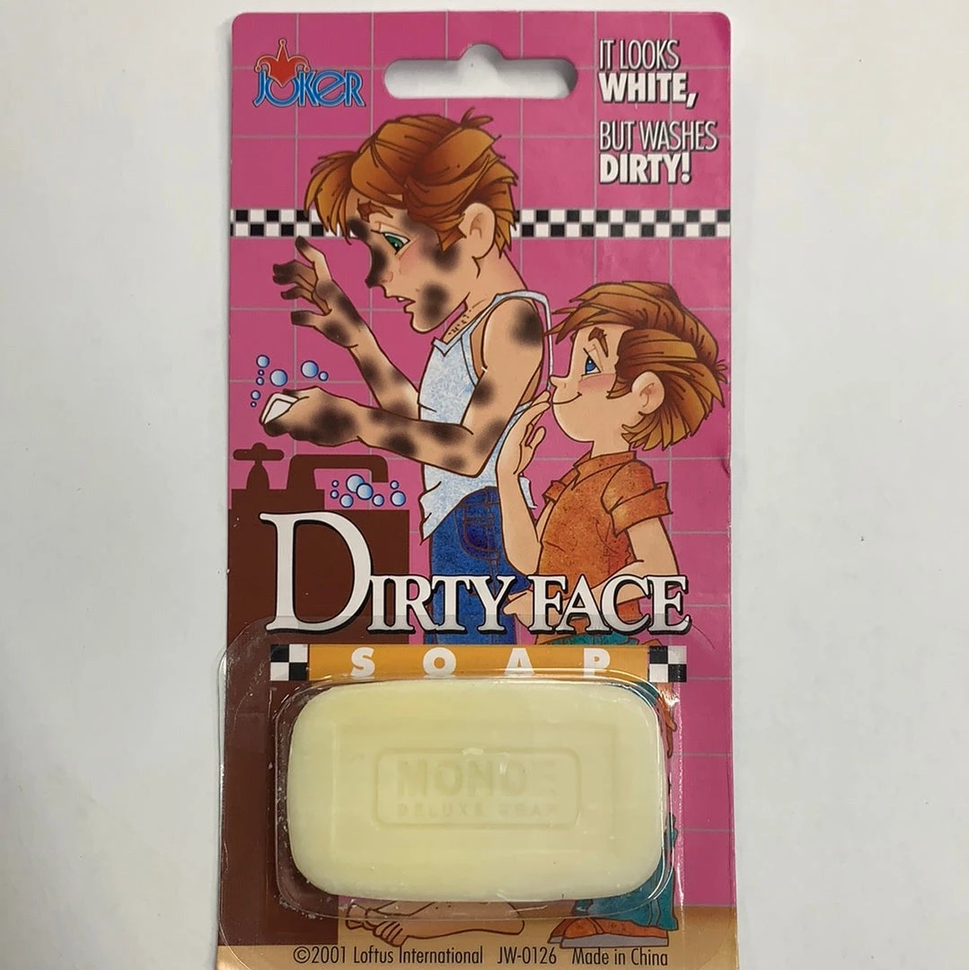 Loftus International Dirty Face Soap - Looks White, Washes Black! Practical Jokes 1 Loftus International Dirty Face Soap - Looks White, Washes Black! Practical Jokes