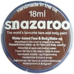 Wicked Costumes Make-up Snazaroo - Light Brown 18ml