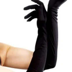 Bristol Novelties Ltd Long Gloves - Black