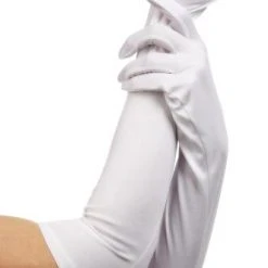 Smiffys Long Gloves - White