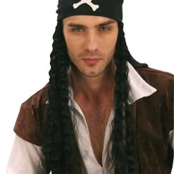 Wicked Costumes Pirate Wig & Bandana Wigs