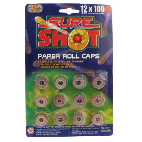 Gould 100 Shot Paper Roll Caps 1 Gould 100 Shot Paper Roll Caps