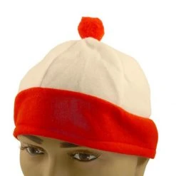 Bristol Novelties Ltd Hats Bobble Hat - Red & White - Where's Wally/Waldo Style